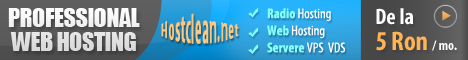 HostClean.Net - Servicii Web, Domenii Web, Gazduire Web, Reseller Radio, Gazduire Radio, Servere Radio, Licente, Servere Gaming, Servere Vps, Cu Plata Prin SMS